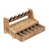 【Convient à La Plupart Des Armes De Poing】 : chaque emplacement pour pistolet mesure 1,3 pouces de large et s'adapte à la plupart des armes de poing du marché. Tiroirs de rangement supplémentaires pour un meilleur rangement des chargeurs et des balles.