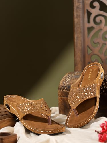Image of TRASE Women's Fashion Slippers | Doctor Ortho Soft & Comfortable Slip-Ons for Women & Girls | Lightweight & Stylish, Diabetic & Orthopedic Footwear, Good for Knee & Foot Pain
