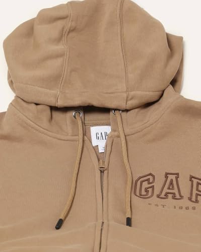 Image of Gap Men Regular Fit Logo Print Full Sleevesd Cotton Hoodie