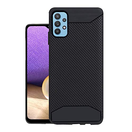 HELLO ZONE Exclusive Dotted Matte Finish Soft Rubberised Back Case Cover for Samsung Galaxy A32 - Black (B08YN5GSKX) Amazon Price History, Amazon Price Tracker