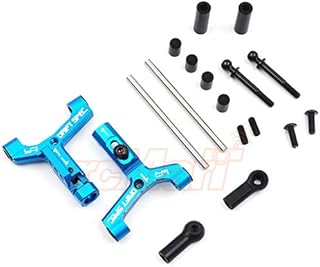 Yeah Racing Aluminum Track Width Adjustable Front Lower Suspension Arm for Tamiya TT02D TATT-S03 Blue #TATT-009BU
