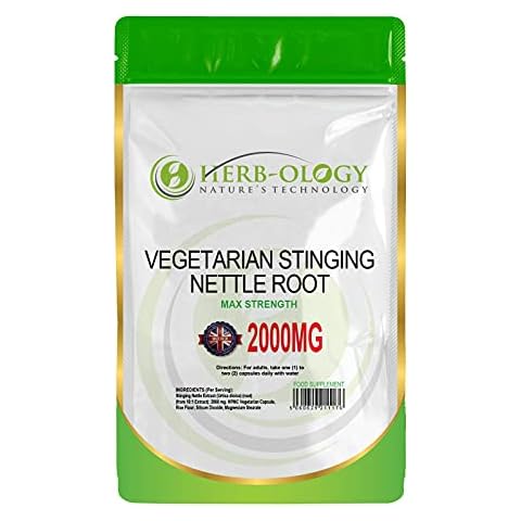 High Strength Stinging Nettle Root Capsules Cover