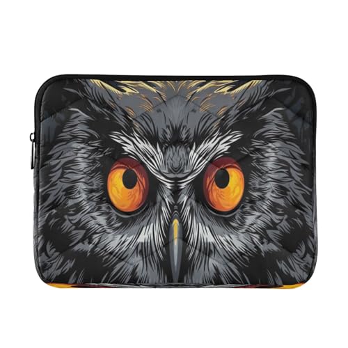 Funda vintage de búho para laptop 13-14 pulgadas miniatura 1