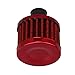 BQLZR 13Mm Red Cone Mini Oil Air Intake Crankcase Vent Valve Cover Breather Filter Pack Of 2