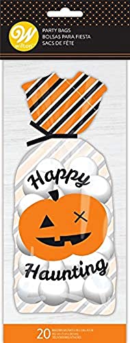 Wilton Treat Bags W/Ties 20/Pkg, Happy Haunting