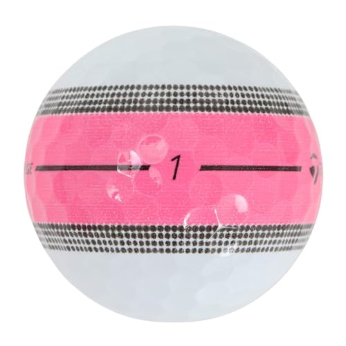 テーラーメイド（TAYLORMADE） ゴルフボール ツアーレスポンス ストライプ ピンク 25 TR Stripe PNK 3b スリーブ(3個入り)（ホワイト×ピンク/ＦＦ/Men's） 9枚目