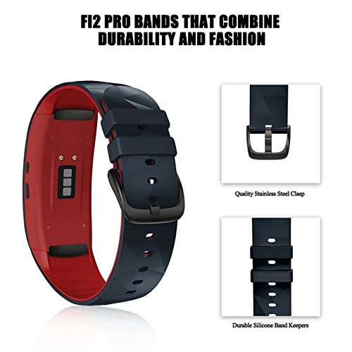 Correa antiirritación Gear Fit 2 Pro silicona suave ajustable para sudor repuesto SM-R360 6