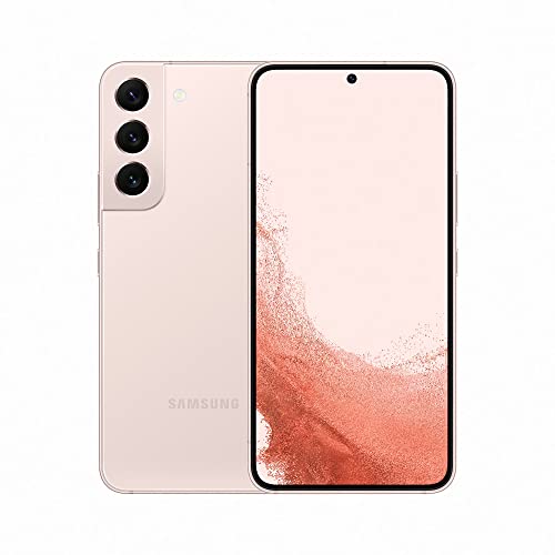 Samsung Galaxy S22 5G Mobile Phone 256GB SIM Free Android Smartphone Pink Gold