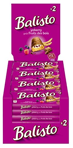 Balisto Chocolade grote verpakking, Yoberry, granen chocoladerepen met yoghurt-bessen, 20 x 37 g, chocolade, mueslirepen, chocolade grote verpakking (740 g) - Image 3