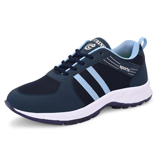 Image of Centrino Men's Sneaker Shoes Stylish | Shoes for Man Casual Sports | Lightweight Breathable Lace-Up Walking Shoes with Cushioned Insole | Comfortable Anti-Skid Canvas Sneakers for Men | Mens Shoes (9201)