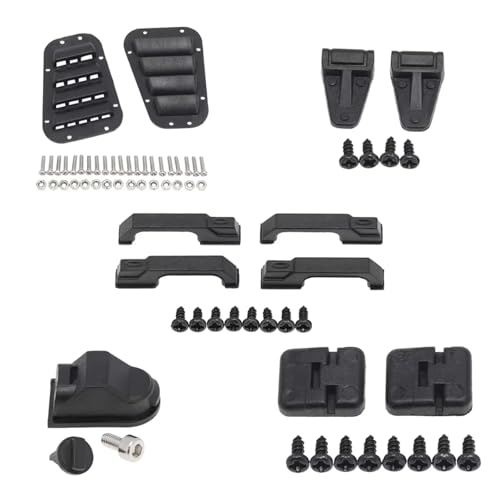 Compatible With TRX-4 For Defender D90 1/10 RC �J�[�p�[�c�X�P�[���Z�b�g�h�A�q���W�t�[�h�O�����n���h���G���W���J�o�[�q���W�L���b�v�ƌ݊������� �p�[�c RC�J�[