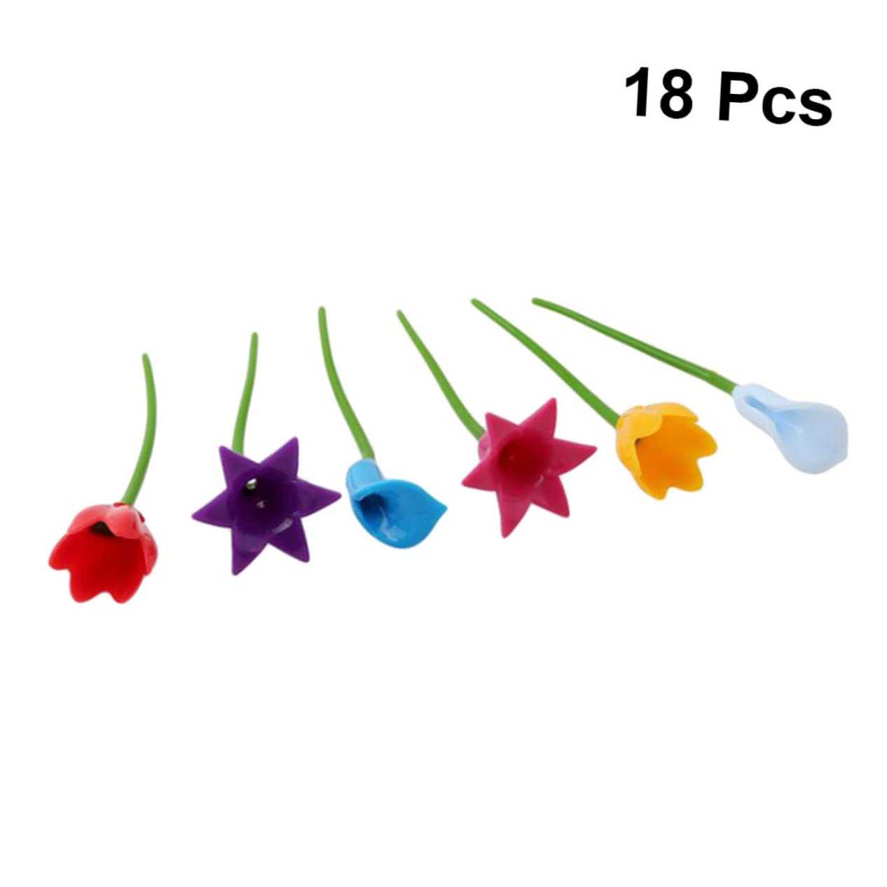 PRETYZOOM 36stücke Teiliges Silikon-weinglasmarkierer Blumenform Wiederverwendbare Glaslabels Für Partys Hochzeiten Und Home Bars Zur Identifizierung Von Trinkgläsern
