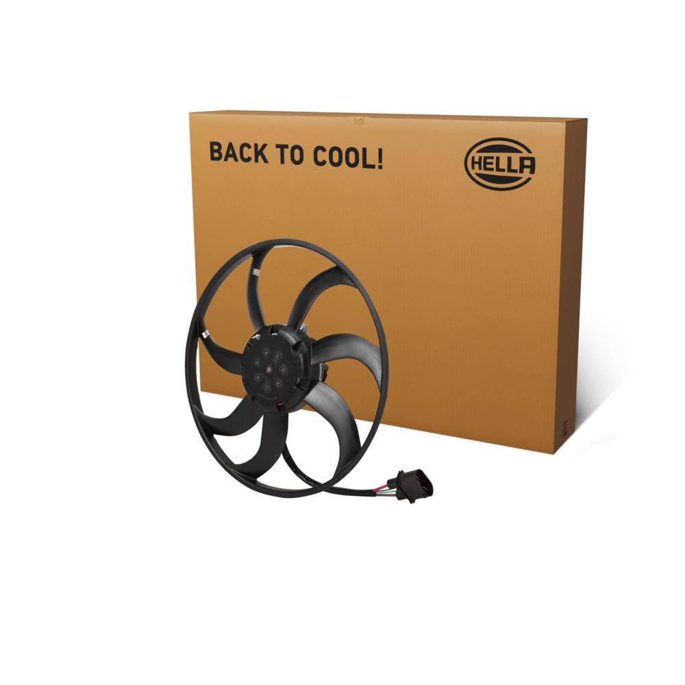 HELLA 8EW 366 420-341 Lüfter, Motorkühlung - 12V - 425W - elektrisch - Ø: 409.5mm - ohne Kühlerlüfterrahmen (Zarge)-ohne Widerstand