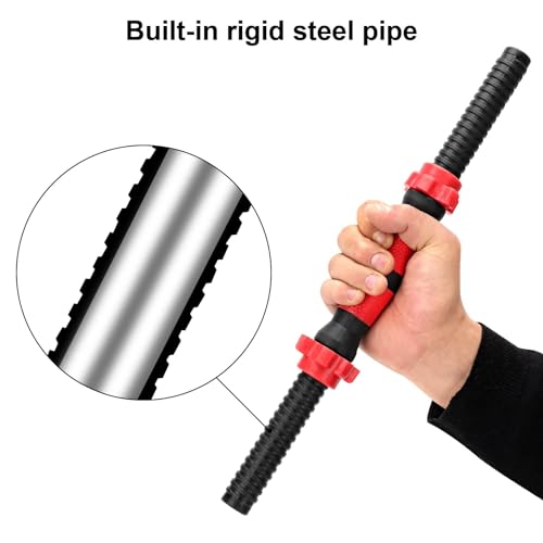 Trintion Universal Dumbbell Bars 15.7 Inches - Set of 2 - Strength Training and Fitness Equipment with Collars for Sports Gym Dumbbell Bar - Image 6