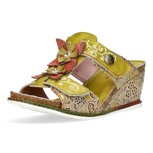 Mules en cuir LAURA VITA HACEO 08 pour pieds sensibles sans douleur