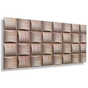 3D PVC FLIESEN Wandpaneele Wandverkleidung PVC-Verkleidung Holz oder Stein Imitat 1 mm stärke!