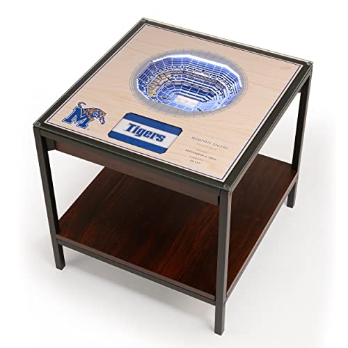 YouTheFan NCAA Memphis Tigers 25-Layer StadiumViews Lighted End Table - FedEx Forum