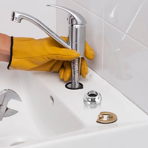 Adaptadores de grifo de cobre plateado con acabado de alta durabilidad 8