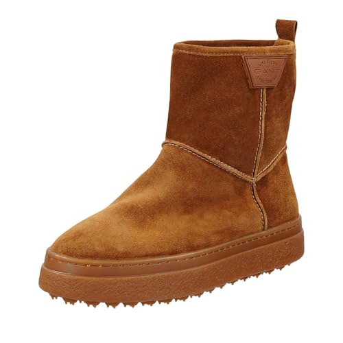 GANT Snowhill, Botas Cortas al Tobillo Mujer, coñac, 39 EU