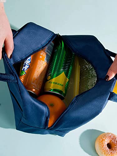 SVH Insulated Travel Lunch/Tiffin/Storage Bag for Office, College & School (Blue) (Cotton)6 liters (Image - 4)