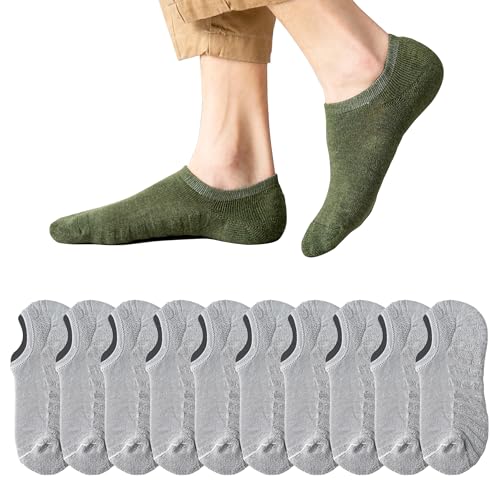 Image of No Show Athletic Socks 5-10 Pairs Hiking Running Ankle Socks For Women Cushion Low Cut Socks