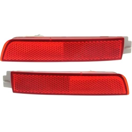 Compatible Con Nissan Para Sentra 2012 2013 2014 2015 2016 2017 2018 1 Par Accesorios Reflector Parachoques Trasero Coche De Repuesto 265655C000 Reflectores para coches