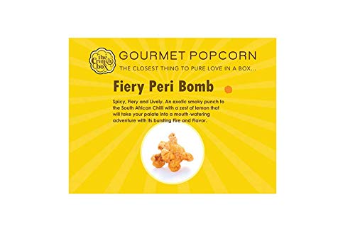 Image of The Crunch Box presents Special Family Pack | Fiery Peri Bomb Gourmet Popcorn | 100gm | Healthy Gourmet Popcorn for Movies, Friends, Parties and more!