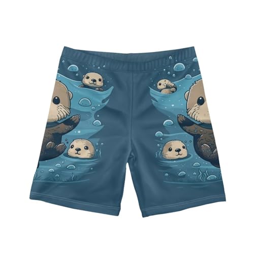 Showudesigns Kids Board Shorts Swimming Trunks Boy Beach Pants for 5-14 Years Old