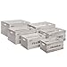 Atmosphera - Lot de 6 cagettes en Bois Factory