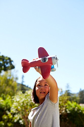 image for Green Toys Airplane - BPA Free, Phthalates Free, Red Aero Plane for Im