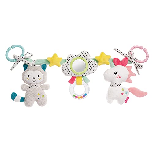 Fehn Kinderwagenkette Spielzeug Aiko & Yuki – Baby Mobile Kette mit...