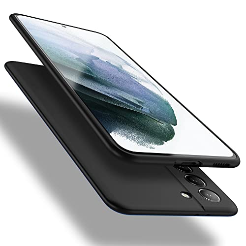 X-level Cover Compatibile con Samsung Galaxy S21 5G, Ultra Sottile e Morbido TPU Protettiva Custodia Silicone Rubber Protezione Nero (Aggiornamento della fotocamera)