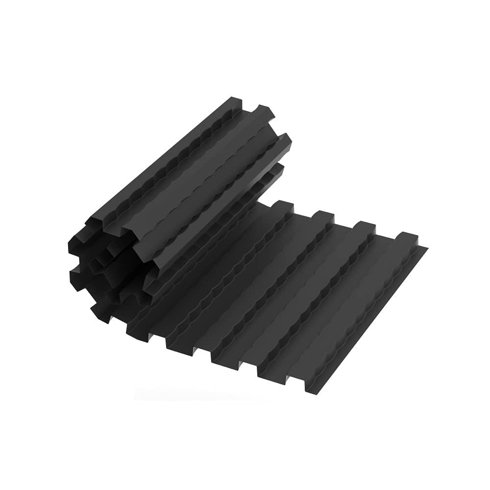 Timloc 1131 600mm Pack of 5 6m Form Eaves Vent Roll Out Rafter Tray 600 mm, Black