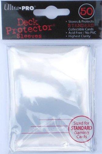 mtg clear card sleeves Amazon.com: 50 Ultra PRO Clear MTG Standard Size Card Sleeves Deck  Protectors : Toys & Games