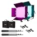 Produktbild Walimex pro 2X LED Rainbow Flächenleuchte mit 2X Lampenstativ, RGBWW Flächenlicht 100 W, Bi-Color Videoleuchte, Studioleuchte per App steuerbar, Studio-Beleuchtung mit Effektgenerator