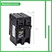 Square D by Schneider Electric Homeline 100 Amp Mini Circuit Breaker, 2 Pole, 120/240V AC, 10kA Breaking Capacity, Plug in Mount, Standard Type, Residential Use (‎HOM2100CP)