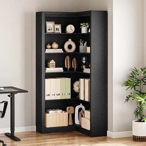 GarveeHome Corner Bookshelf Cover