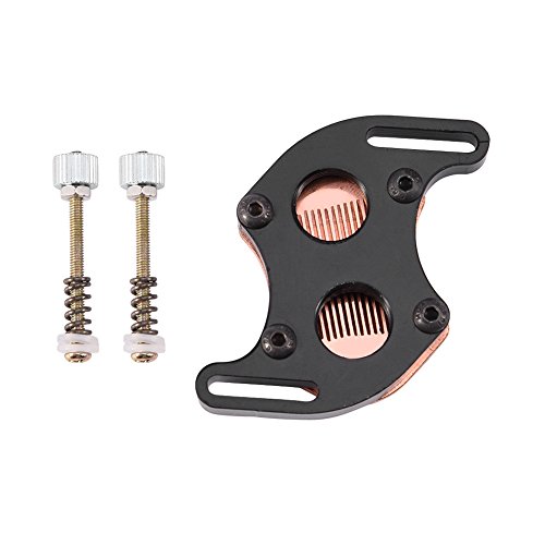FOSA South Bridge Water Cooling Block for PC Computer 4.4-5.8CM, Mini South Bridge Cooler Kit, Red Copper Base, Great Cooling, 43x31x10CM, Desktop Compatible