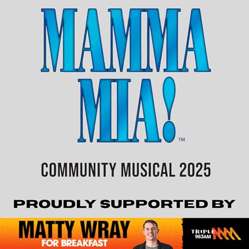 Page de couverture de 2025 Griffith Community Musical Special Series; Episode 11 Mamma Mia! Health & Wellbeing team Oumi, Sharon & Teagan
