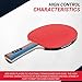 Killerspin 4X Impact Ping Pong Paddle Set – 2-Pack Table Tennis Rackets with 6 Balls | Flared Handle, 5-Ply Wood, Durable Rubber for Beginner to Advanced Players