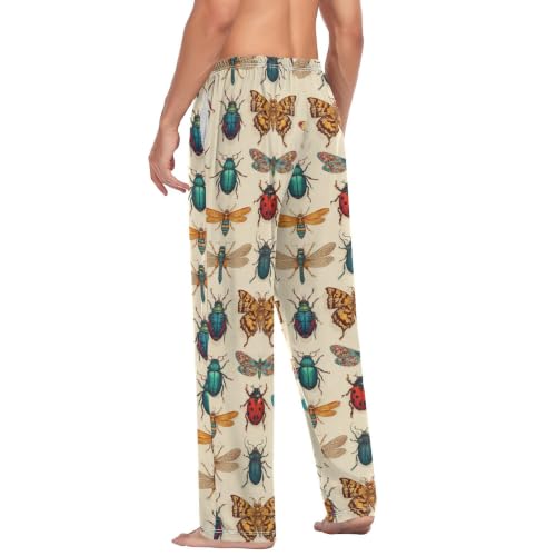 Image of Fisyme Mens Pajama Pants Men's Pajama Bottoms Soft Sleep Lounge Pj Pants
