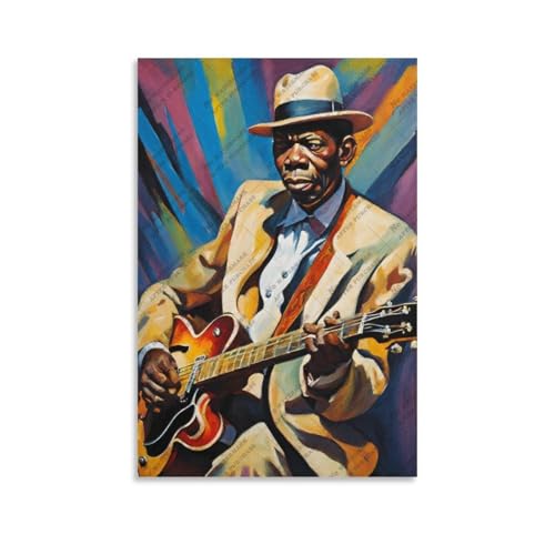 Toile Elmore James 60 x 90 cm impression d'art grand format