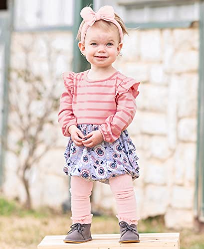 Image of RuffleButts Baby /Toddler Girls Footless Ruffled Tights