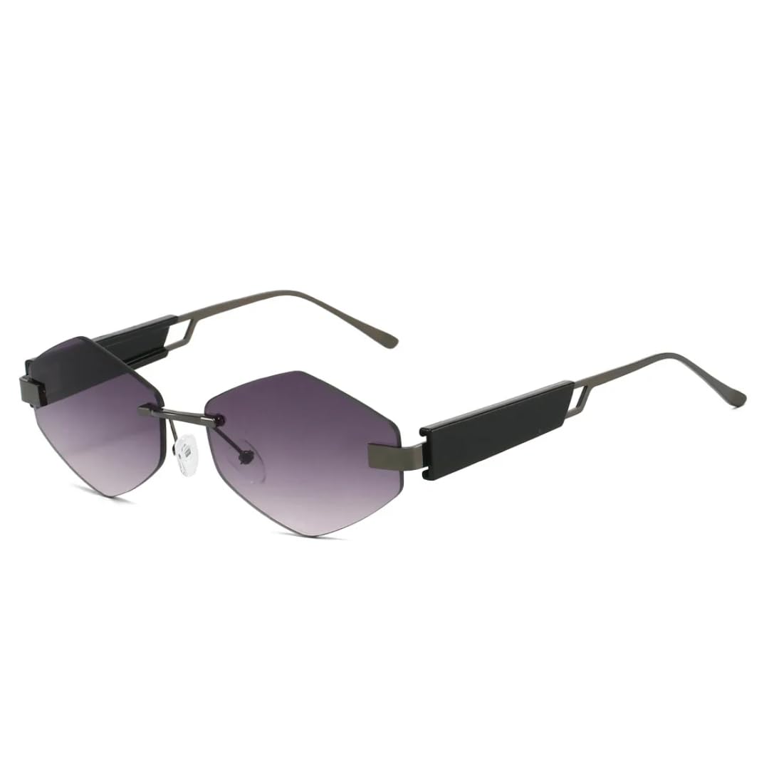 Gafas de sol sin marco con personalidad