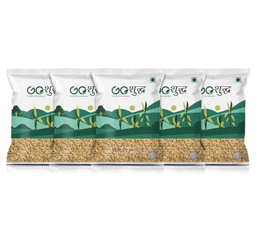 Image of Goshudh Barley Whole (Jau Sabut) 2500g (500g Each Pack of 5) | High-Fibre, Low-GI Grain for Digestion & Daily Wellness