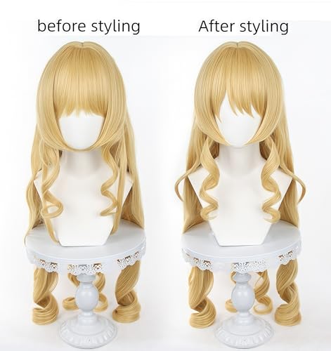 Image of Navia Caspar wig Suitable for Navia Caspar costume Synthetic hair with wig cap