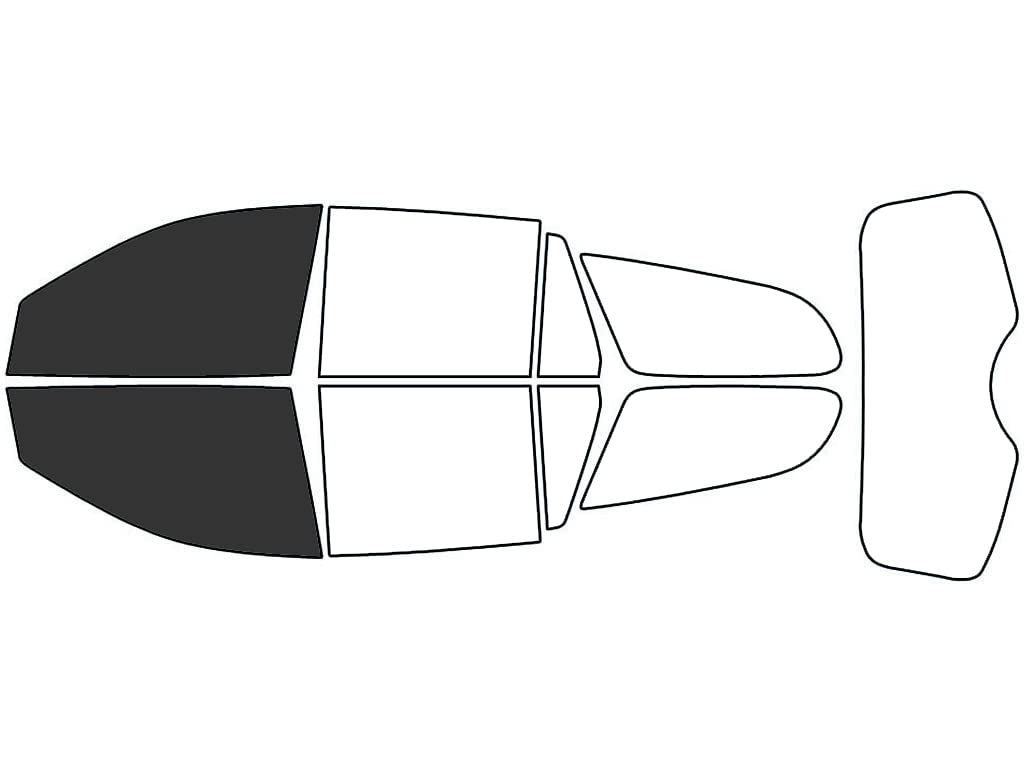 Rvinyl Window Tint Kit Compatible with Buick Enclave 2008-2017 - Front Precut Kit - 20%