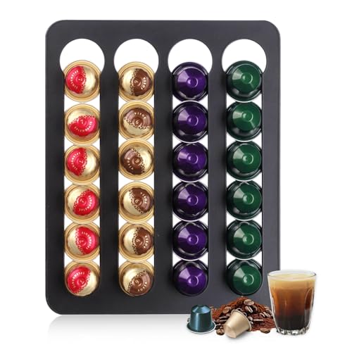 CHENGCKJ Soporte Capsulas Nespresso Dispensador Capsulas Nespresso Soporte para Cápsulas de Café Nespresso, 25 x 20 cm, Acero Inoxidable, Tira Adhesiva 3M, Montaje en Pared Sin Taladrar CHENGCKJ Soporte Capsulas Nespresso Dispensador Capsulas Nespresso Soporte para Cápsulas de Café Nespresso, 25 x 20 cm, Acero Inoxidable, Tira Adhesiva 3M, Montaje en Pared Sin Taladrar