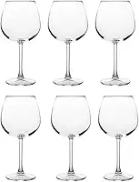 Kit 6 Taças de Vinho de Cristal 780ml – Design Elegante e Resistente | Ideal para Tinto e Branco | Linha Premium para Jantares, Presentes e Uso Diário