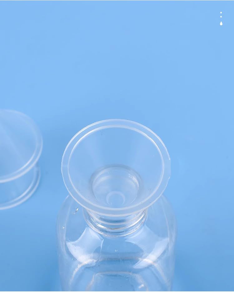 Miniatura 7 de Biokany embudo mini 10 piezas, embudos de uso en cocina, pequeño embudo de cuello estrecho de plástico para llenar urnas para botella de